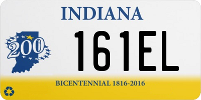 IN license plate 161EL