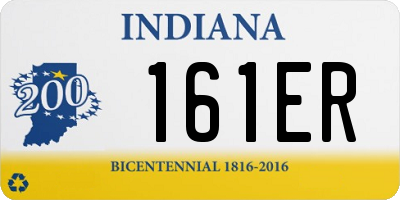 IN license plate 161ER