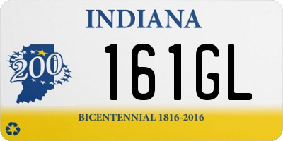 IN license plate 161GL