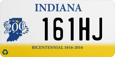 IN license plate 161HJ