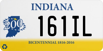 IN license plate 161IL
