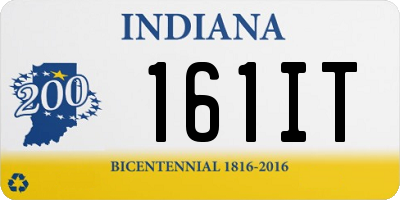 IN license plate 161IT