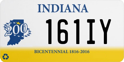 IN license plate 161IY