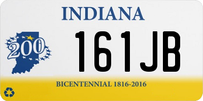 IN license plate 161JB