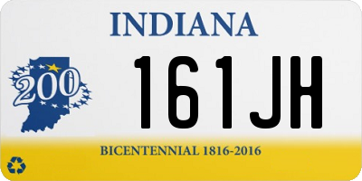 IN license plate 161JH