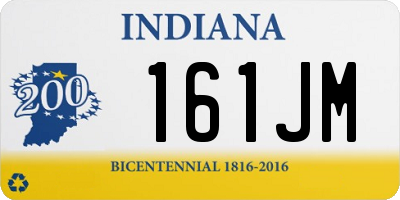 IN license plate 161JM