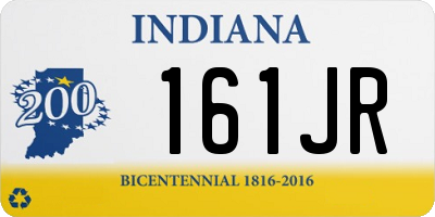 IN license plate 161JR