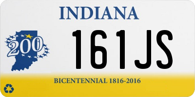 IN license plate 161JS