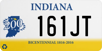 IN license plate 161JT