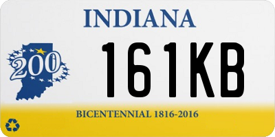 IN license plate 161KB