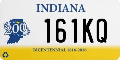 IN license plate 161KQ