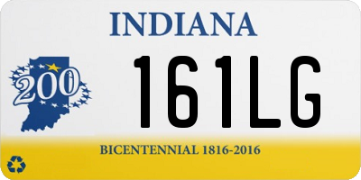 IN license plate 161LG