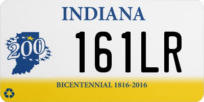 IN license plate 161LR