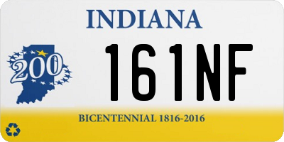 IN license plate 161NF