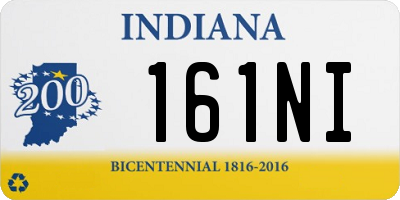 IN license plate 161NI
