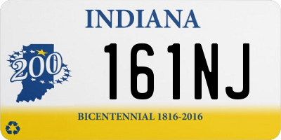 IN license plate 161NJ