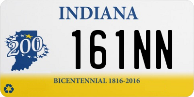 IN license plate 161NN