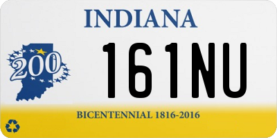 IN license plate 161NU