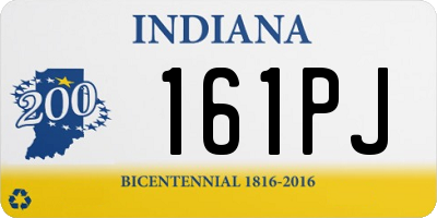 IN license plate 161PJ