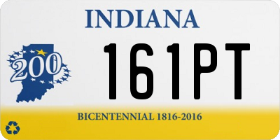 IN license plate 161PT