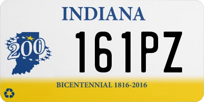 IN license plate 161PZ