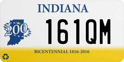 IN license plate 161QM