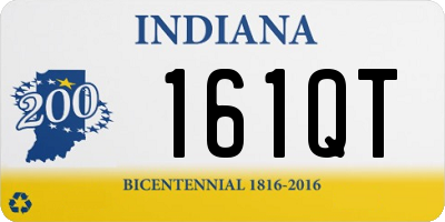 IN license plate 161QT