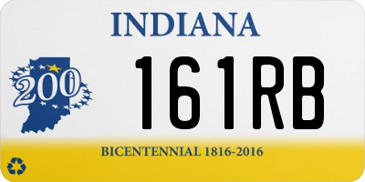 IN license plate 161RB