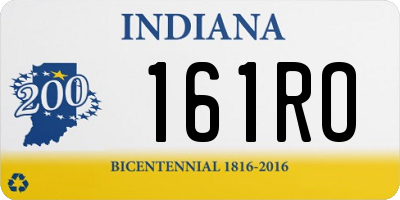 IN license plate 161RO