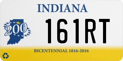 IN license plate 161RT