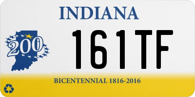 IN license plate 161TF