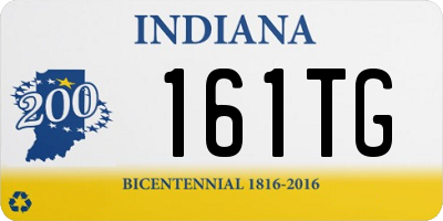 IN license plate 161TG