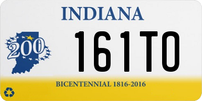 IN license plate 161TO