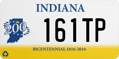 IN license plate 161TP