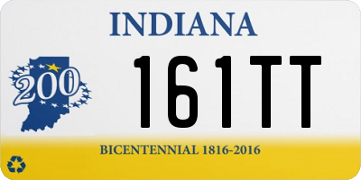 IN license plate 161TT