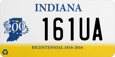 IN license plate 161UA