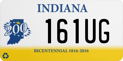 IN license plate 161UG