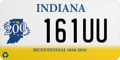 IN license plate 161UU