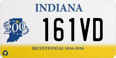 IN license plate 161VD