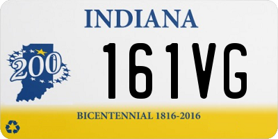 IN license plate 161VG