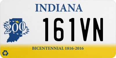 IN license plate 161VN