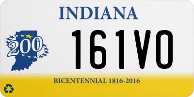IN license plate 161VO