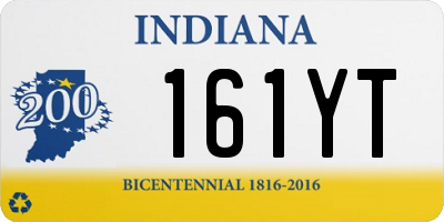 IN license plate 161YT