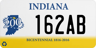 IN license plate 162AB