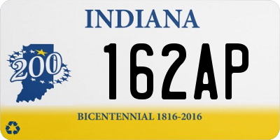 IN license plate 162AP