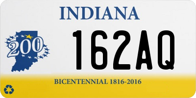 IN license plate 162AQ