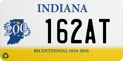IN license plate 162AT