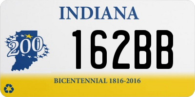 IN license plate 162BB