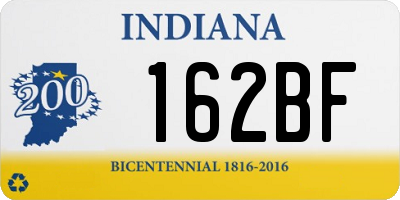 IN license plate 162BF