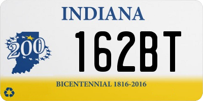 IN license plate 162BT